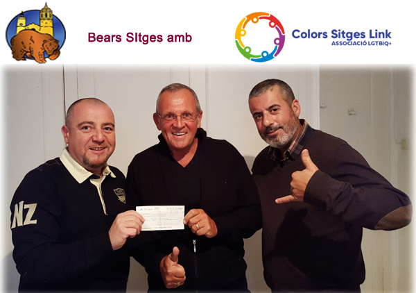 2015 Donacion Associacion Bears Sitges a Gay Sitges Link